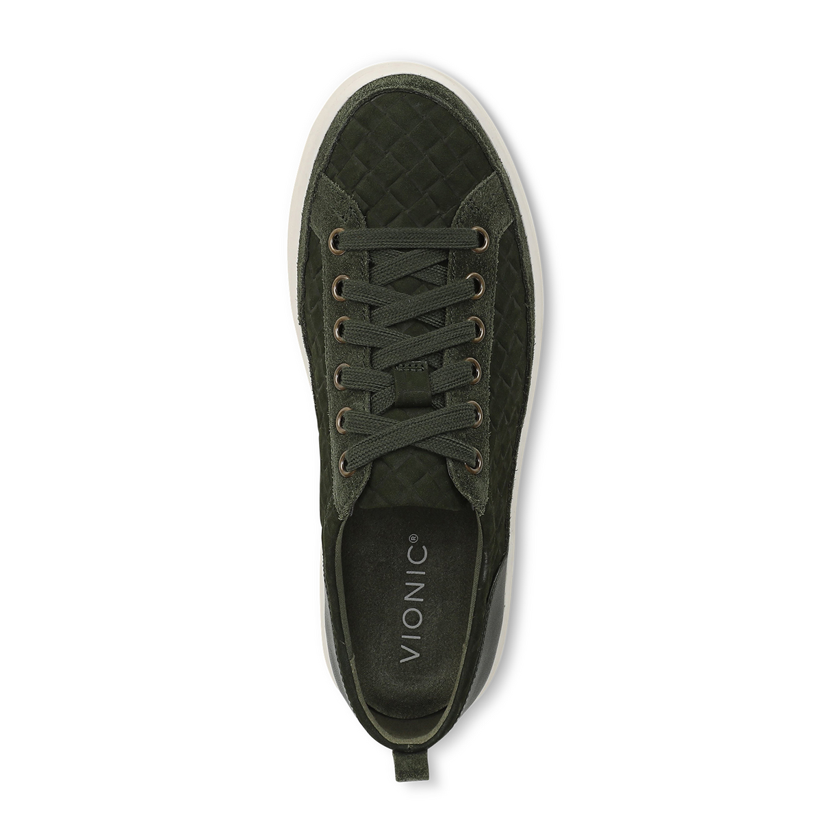 Vionic Winny (Women) - Olive Moss Athletic - Casual - Lace Up - The Heel Shoe Fitters
