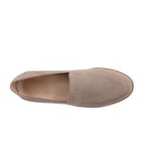 Vionic Kensley (Women) - Grey Suede Dress-Casual - Loafers - The Heel Shoe Fitters