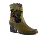 L'Artiste Happytime Ankle Boot (Women) - Olive Multi Boots - Fashion - Ankle Boot - The Heel Shoe Fitters