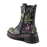 L'Artiste Haruko Combat Boot (Women) - Black Multi Boots - Casual - Mid - The Heel Shoe Fitters