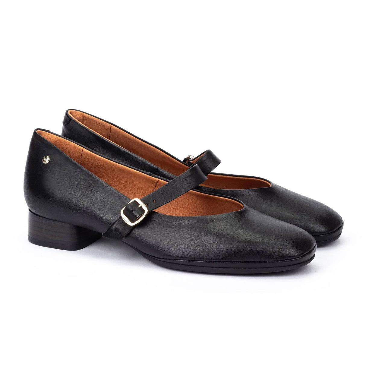 Pikolinos Ubeda HAW2N-5592 Mary Jane (Women) - Black Dress-Casual - Heels - The Heel Shoe Fitters