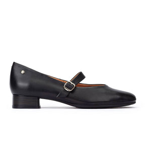 Pikolinos Ubeda HAW2N-5592CO Mary Jane (Women) - Black Dress-Casual - Heels - The Heel Shoe Fitters