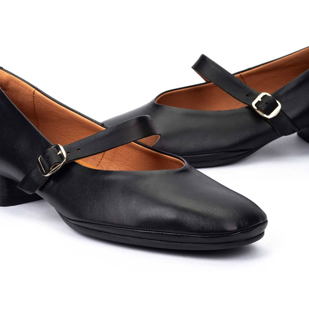 Pikolinos Ubeda HAW2N-5592 Mary Jane (Women) - Black Dress-Casual - Heels - The Heel Shoe Fitters