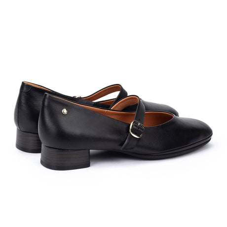 Pikolinos Ubeda HAW2N-5592 Mary Jane (Women) - Black Dress-Casual - Heels - The Heel Shoe Fitters