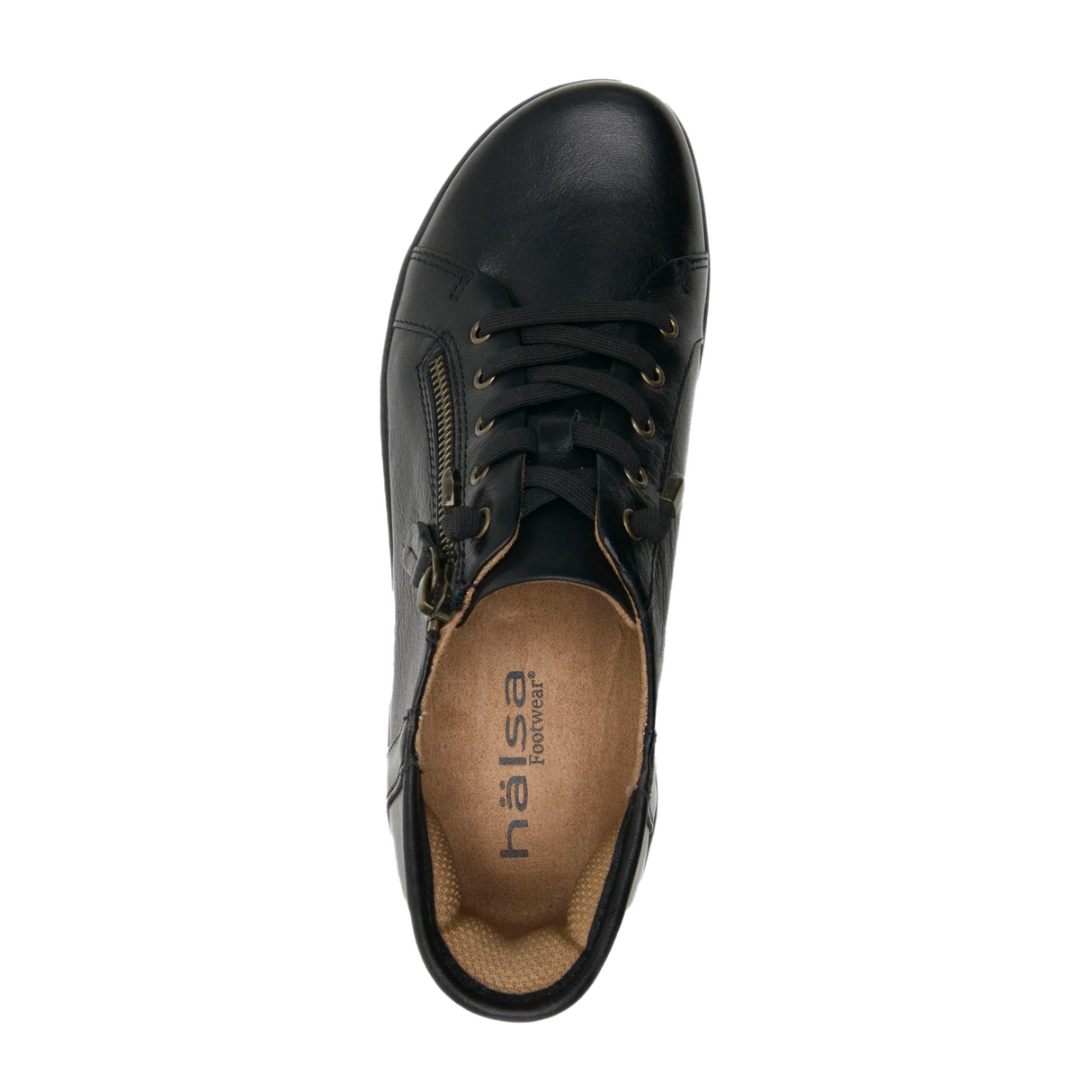 Halsa Alma Sneaker (Women) - Black Dress-Casual - Slip On - The Heel Shoe Fitters