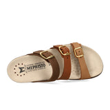 Mephisto Hyacinta Slide Sandal (Women) - Camel Scratch Sandals - Slide - The Heel Shoe Fitters