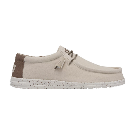Hey Dude Wally Stretch Slip On (Men) -  Ivory Dress-Casual - Slip Ons - The Heel Shoe Fitters