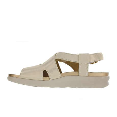 SAS Huggy Backstrap Sandal (Women) - Soft Gold Sandal - Backstrap - The Heel Shoe Fitters