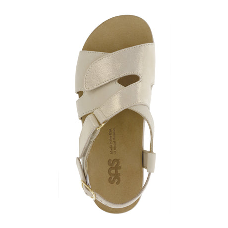 SAS Huggy Backstrap Sandal (Women) - Soft Gold Sandal - Backstrap - The Heel Shoe Fitters