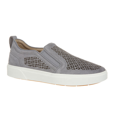 Vionic Kimmie Perf (Women) - Slate Suede Athletic - Casual - Slip On - The Heel Shoe Fitters