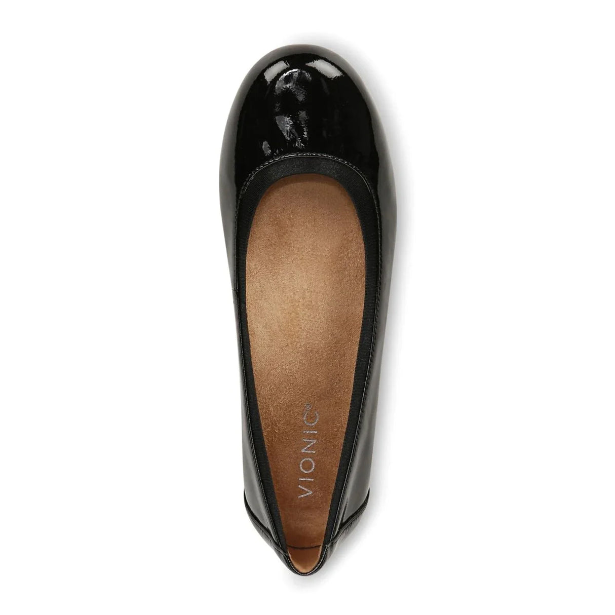 Vionic Anita Flat (Women) - Black Patent Dress-Casual - Flats - The Heel Shoe Fitters