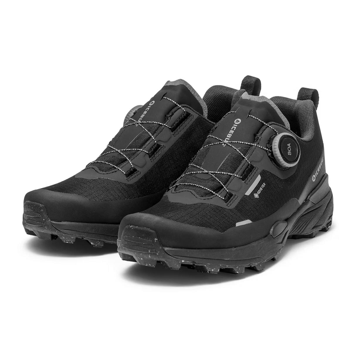 Icebug Rover 2 RB9X GTX Hiking Shoe (Men) - Black/Slate Grey Athletic - Hiking - The Heel Shoe Fitters