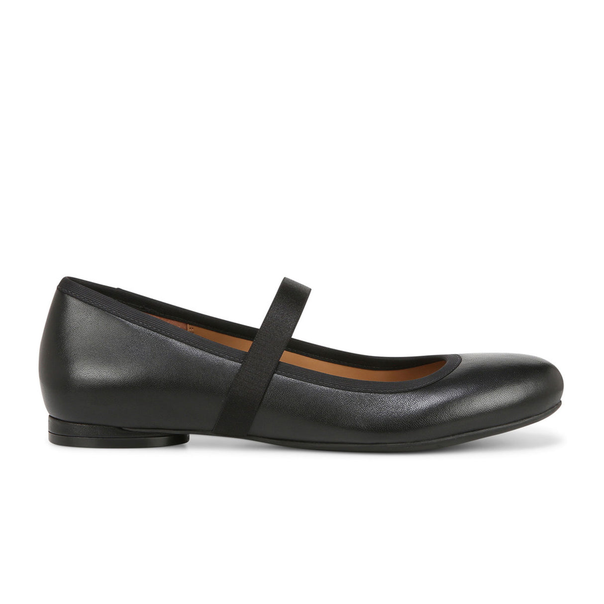 Vionic Joseline Mary Jane Flat (Women) - Black Leather Dress-Casual - Mary Janes - The Heel Shoe Fitters