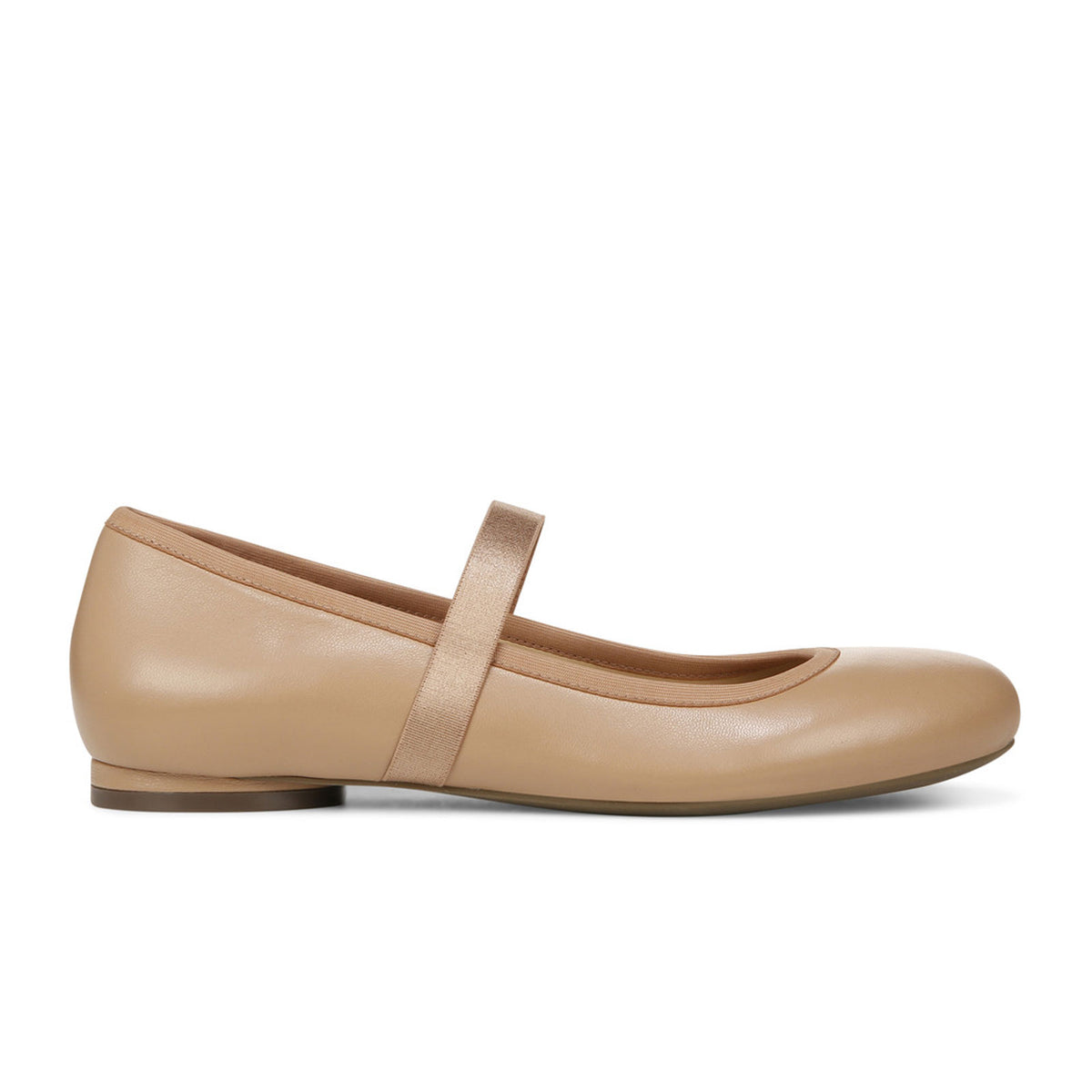 Vionic Joseline Mary Jane Flat (Women) - Macaroon Leather  display picture 2