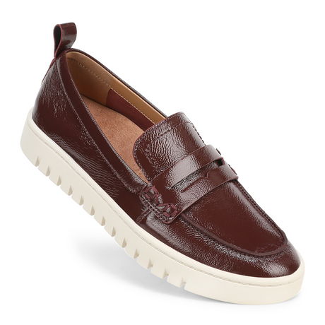 Vionic Uptown Loafer (Women) - Redwood Wine Dress-Casual - Loafer - The Heel Shoe Fitters