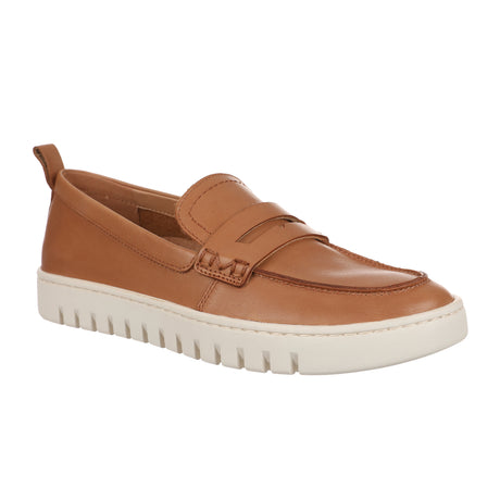 Vionic Uptown (Women) - Brown Leather Athletic - Casual - Slip On - The Heel Shoe Fitters