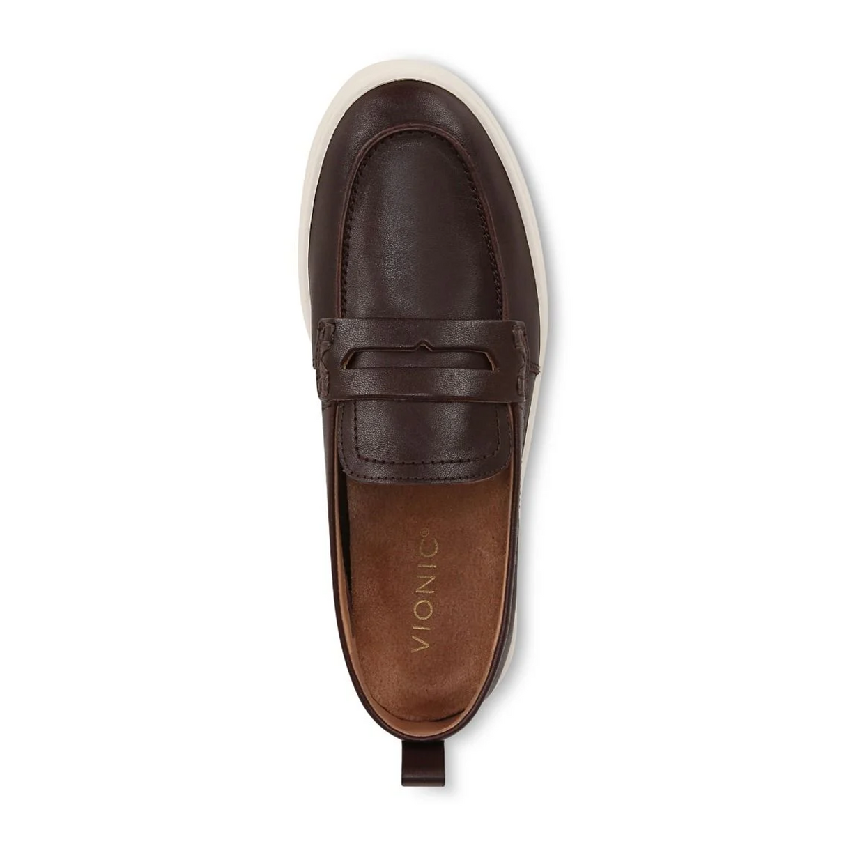Vionic Uptown Loafer (Women) - Dark Brown Leather Dress-Casual - Loafers - The Heel Shoe Fitters