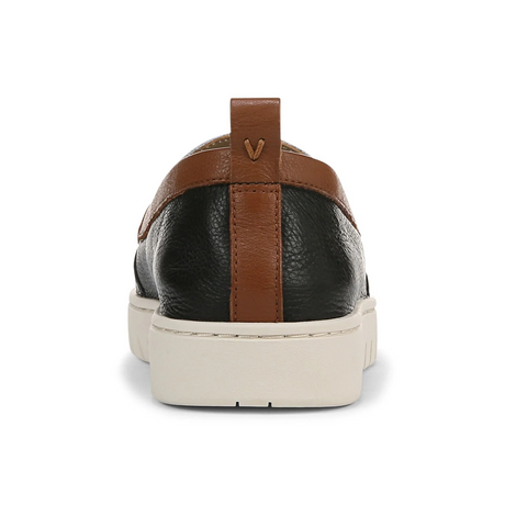 Vionic Uptown Loafer (Women) - Black Multi Tumbled Leather Dress-Casual - Loafers - The Heel Shoe Fitters