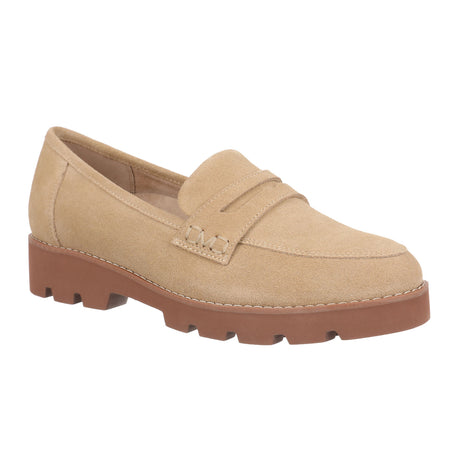 Vionic Cheryl II Loafer (Women) - Beige Suede Dress-Casual - Loafers - The Heel Shoe Fitters