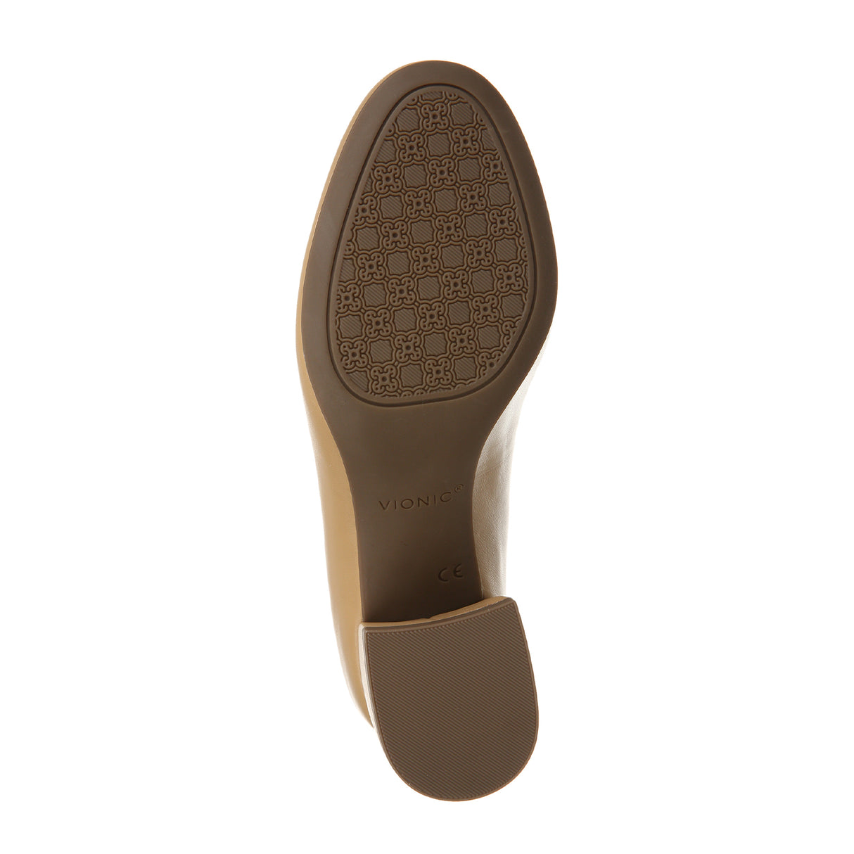 Vionic Carmel Pump (Women) - Camel Nappa Leather Dress-Casual - Heels - The Heel Shoe Fitters