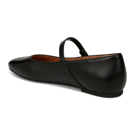 Vionic Alameda Mary Jane Flat (Women) - Black Leather Dress-Casual - Flat - The Heel Shoe Fitters