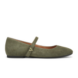 Vionic Alameda (Women) - Dark Olive Dress-Casual - Flat - The Heel Shoe Fitters