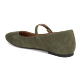 Vionic Alameda (Women) - Dark Olive Dress-Casual - Flat - The Heel Shoe Fitters