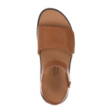 Vionic Awaken Backstrap Sandal (Women) - Brown Leather Sandals - Backstrap - The Heel Shoe Fitters