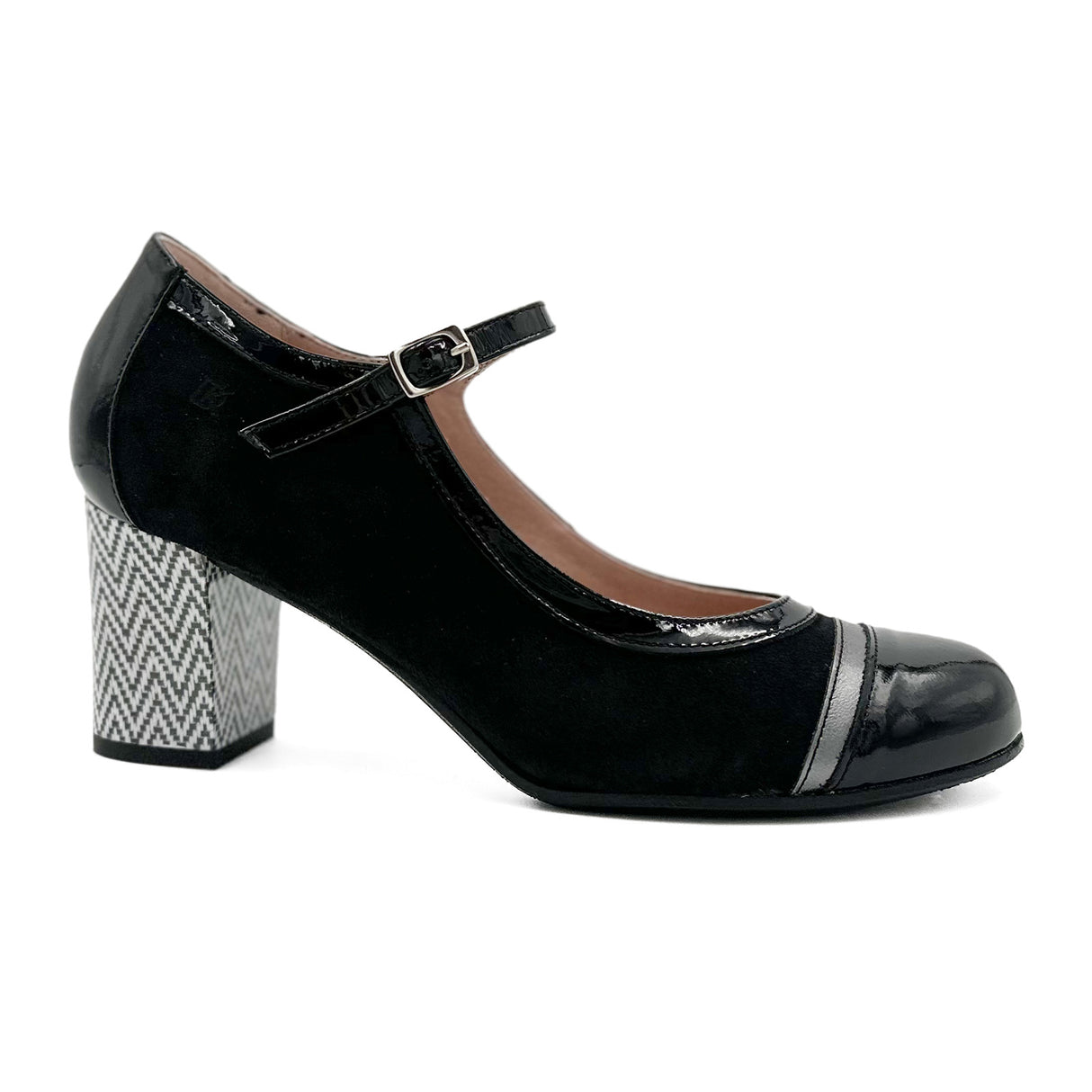 Dorking Rodin (Women)-  Black Anthracite Dress-Casual - Heels - The Heel Shoe Fitters