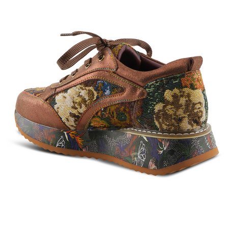 L'Artiste Invidia Sneaker (Women) - Bronze Multi Athletic - Casual - Lace Up - The Heel Shoe Fitters