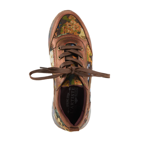 L'Artiste Invidia Sneaker (Women) - Bronze Multi Athletic - Casual - Lace Up - The Heel Shoe Fitters