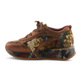 L'Artiste Invidia Sneaker (Women) - Bronze Multi Athletic - Casual - Lace Up - The Heel Shoe Fitters