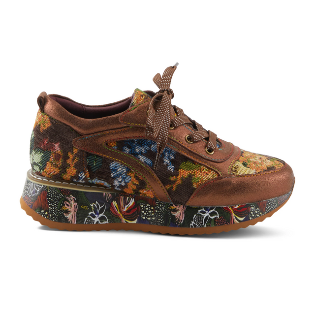 L'Artiste Invidia Sneaker (Women) - Bronze Multi Athletic - Casual - Lace Up - The Heel Shoe Fitters