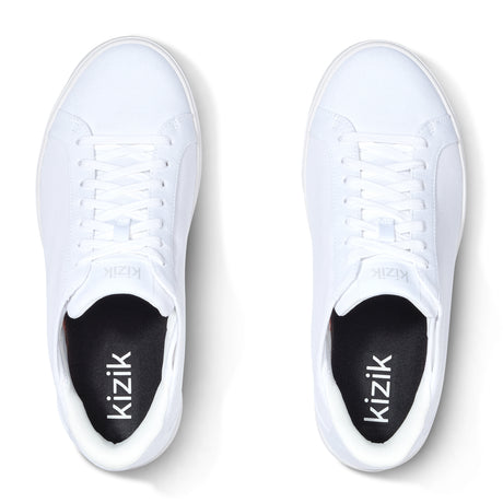 Kizik Irvine Sneaker (Unisex) - Ivory White Athletic - Casual - Lace Up - The Heel Shoe Fitters