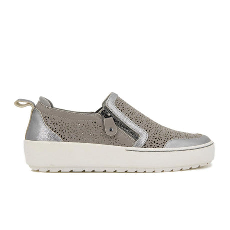 Jambu July Slip On Sneaker (Women) - Grey/Gunmetal Dress-Casual - Sneakers - The Heel Shoe Fitters