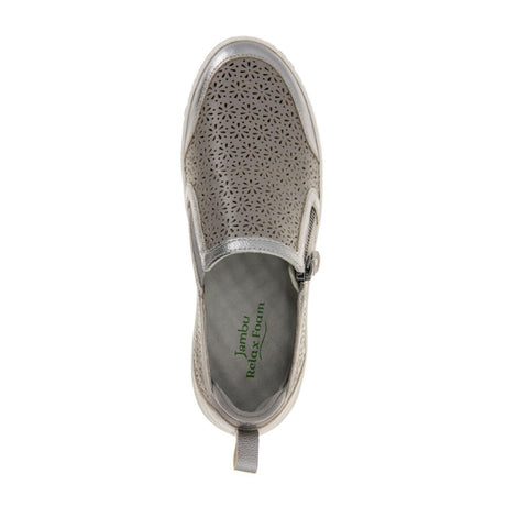 Jambu July Slip On Sneaker (Women) - Grey/Gunmetal Dress-Casual - Sneakers - The Heel Shoe Fitters