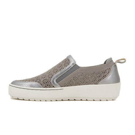 Jambu July Slip On Sneaker (Women) - Grey/Gunmetal Dress-Casual - Sneakers - The Heel Shoe Fitters