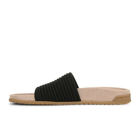 Vionic Evie Knit Slide Sandal (Women) - Black Sandal - Slide - The Heel Shoe Fitters