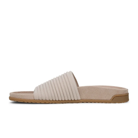 Vionic Evie Knit Slide Sandal (Women) - Cream Sandal - Slide - The Heel Shoe Fitters
