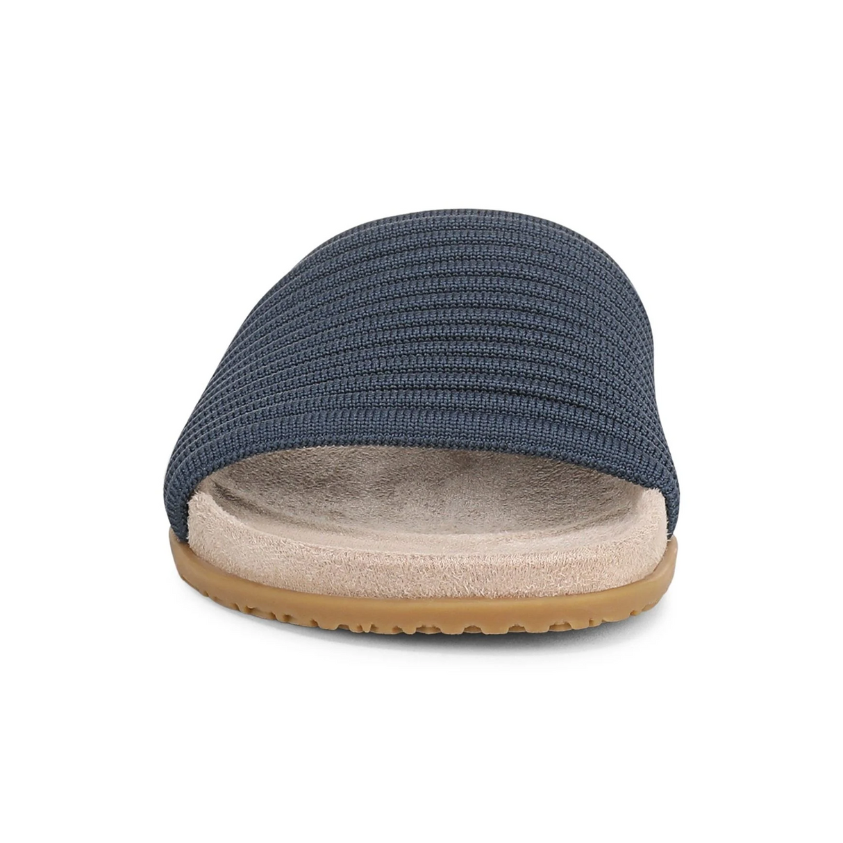 Vionic Evie Knit Slide Sandal (Women) - Dark Denim Sandal - Slide - The Heel Shoe Fitters