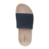 Vionic Evie Knit Slide Sandal (Women) - Dark Denim Sandal - Slide - The Heel Shoe Fitters