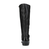 Vionic Rochelle Tall Boot (Women) - Black Leather Boots - Casual - High - The Heel Shoe Fitters
