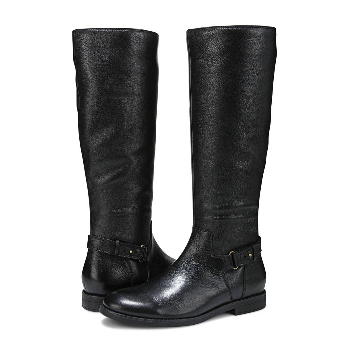 Vionic Rochelle Tall Boot (Women) - Black Leather Boots - Casual - High - The Heel Shoe Fitters