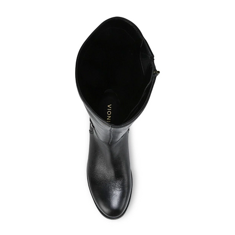 Vionic Rochelle Tall Boot (Women) - Black Leather Boots - Casual - High - The Heel Shoe Fitters