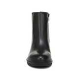 Vionic Savannah Boot (Women) - Black Leather Boots - Casual - Mid - The Heel Shoe Fitters
