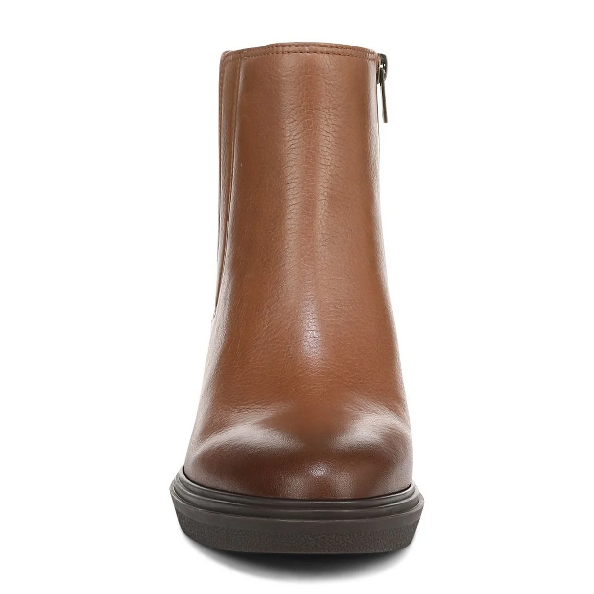 Vionic Savannah Boot (Women) - Hazelnut Leather Boots - Casual - Mid - The Heel Shoe Fitters