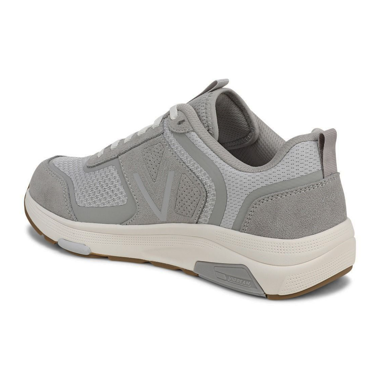 Vionic Walk Strider Knit Sneaker (Women) - Paloma Grey Athletic - Casual - Lace Up - The Heel Shoe Fitters