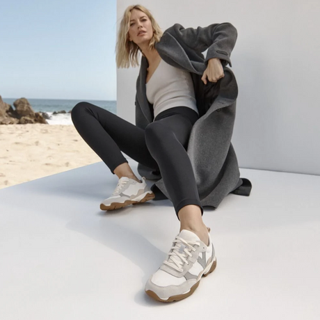 Vionic Walk Slim Glide Sneaker (Women) - Ivory Multi Athletic - Casual - Lace Up - The Heel Shoe Fitters