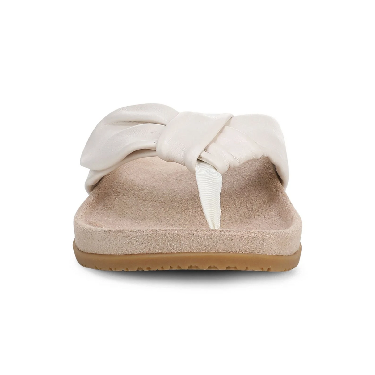 Vionic Eva Sandal (Women) - Sea Salt Leather Sandal - Thong - The Heel Shoe Fitters