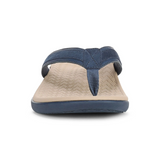 Vionic Tide 2.0 Sandal (Women) - Dark Denim Suede Sandal - Thong - The Heel Shoe Fitters